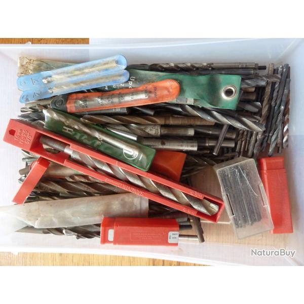 lot  de 260  mches  de perceuse