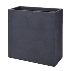 Pot de fleurs anthracite plastique 60 X 26 X 60 cm