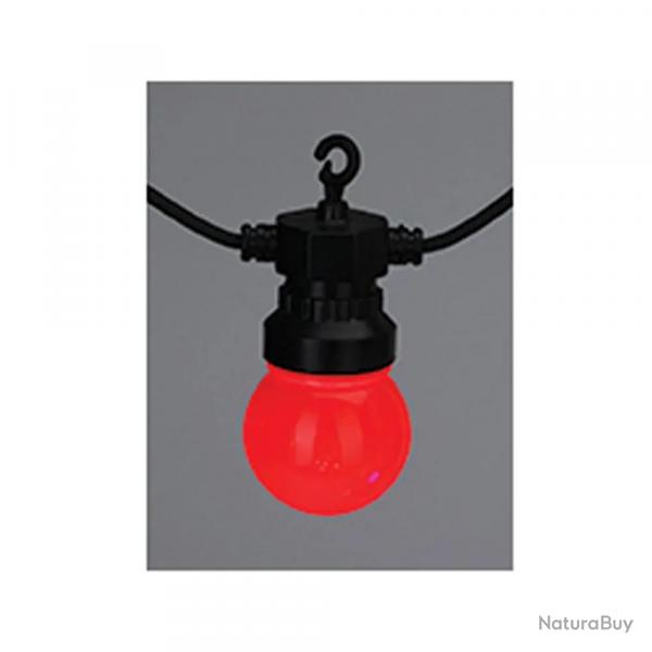 Guirlande lumineuse 20 boules couleur - 14,5 m