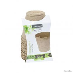 Lot de 10 pots biodégradables pour semis