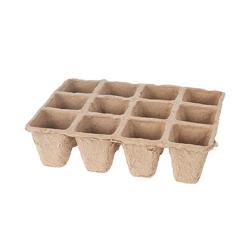 Lot de 4 Plateaux biodégradables pour semis