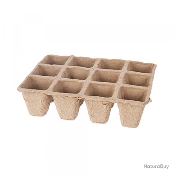 Lot de 4 Plateaux biodgradables pour semis