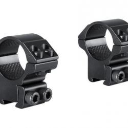 1 PAIRE DE COLLIERS HAWKE MEDIUM DIAMETRE 25 .4   1" pour rail de 11mm