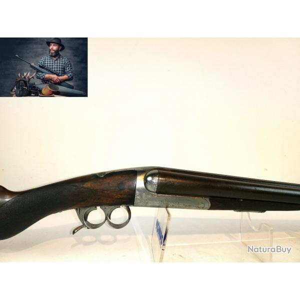 (2704) Fusil De Chasse Juxtapos Manufrance Ideal N2 Cal.16/65 - OCCASION