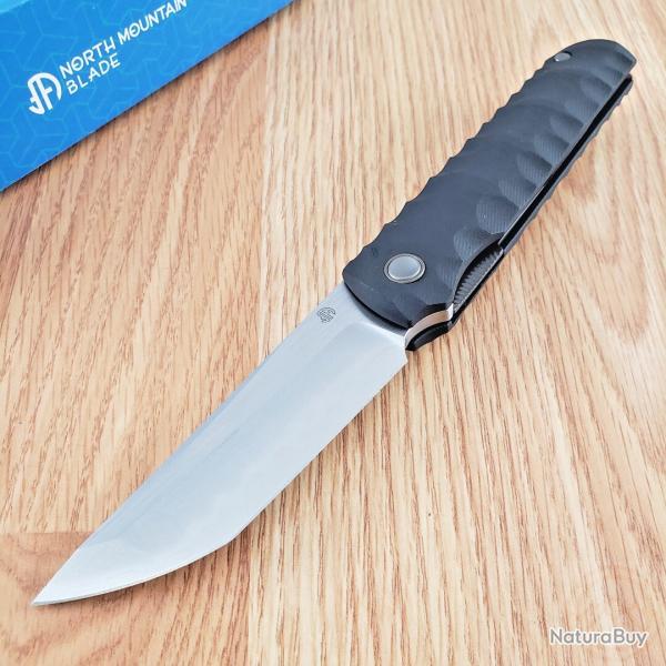 Couteau North Mountain Blade Kick Stop Chop Plus Tanto Lame Acier SLD-Magic Hitachi NMB2411BLK