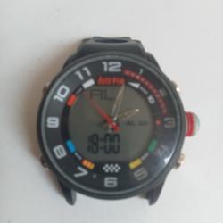 montre 1980 digital auto-plus 2 piles remis à neuf fonctonnr sans bracelet