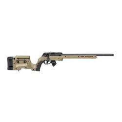Carabine ANSCHUTZ 1761 APR châssis MDT XRS FDE Cal.22LR canon 54.4cm fileté