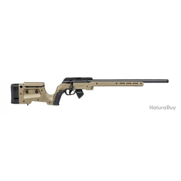 Carabine ANSCHUTZ 1761 APR chssis MDT XRS FDE Cal.22LR canon 54.4cm filet