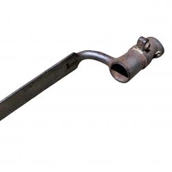 Baionnette réglementaire 1777 lame de 378mm, douille de 67,5. poinçon Etat de grenier, peau d'orange