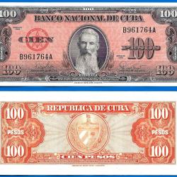 Cuba 100 Pesos 1959 NEUF Billet Peso