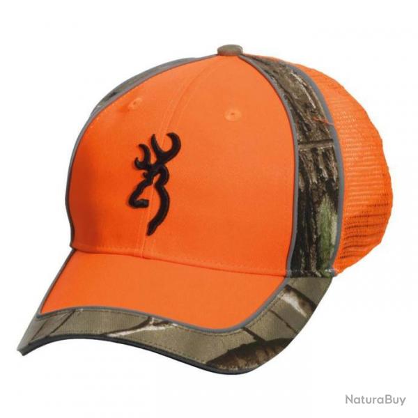 PROMOTION ! Casquette orange Browning Polson Meshback