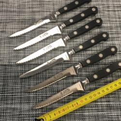 6 couteaux à steak «  La fourmi « 