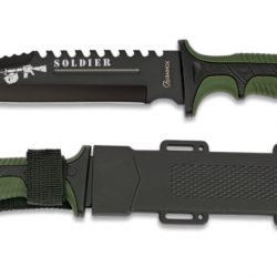 Albainox 32405 Poignard bowie / Couteau de survie lame de 19cm