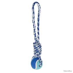 Jouet chien corde/ballon 32x8x7cm