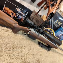 Tikka T3X varmint inox fileté M18x1 + Hawke 8-32x56 Half mildot // bipied malette occasion état neuf