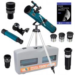 Pack Télescope Levenhuk LabZZ TK76 avec zoom, valise et accessoires