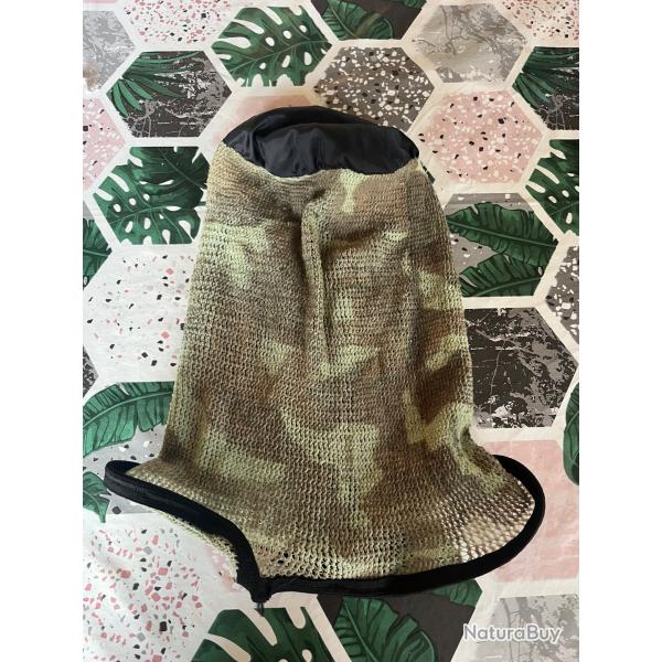 Cagoule mesh camouflage