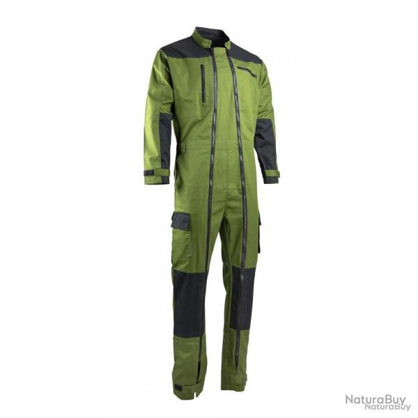 Combinaison de travail double Zip Trident verte