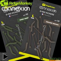 Adaptateur RidgeMonkey Connexion D-Rig Kickers Large (par 10) Weed Green