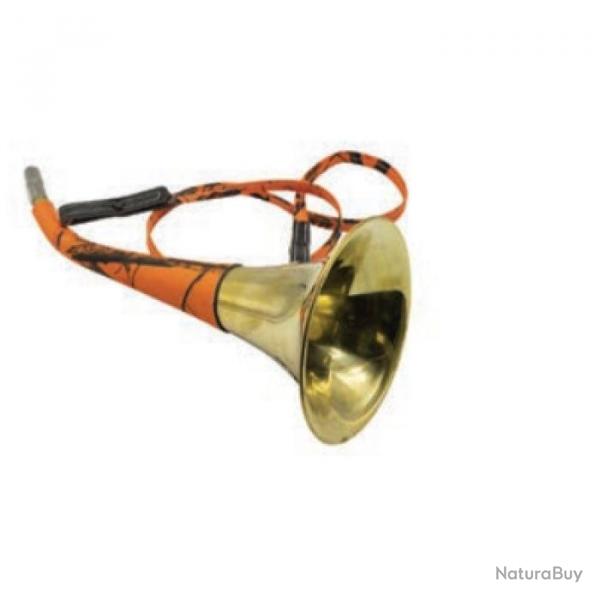 Corne Plate Januel en Laiton Gaine  - Orange Camo  Sous Blister - 40 cm