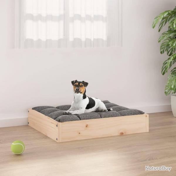 Lit pour chien 51,5x44x9 cm Bois de pin solide