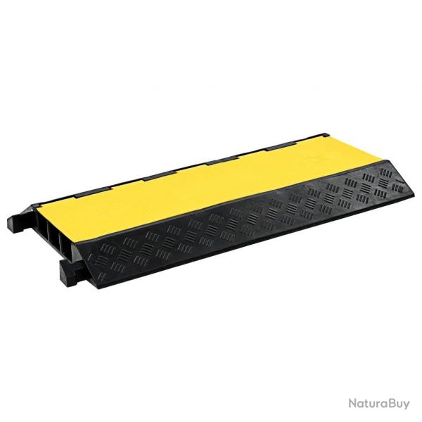 Rampe de protection de cble 3 canaux caoutchouc 93 cm