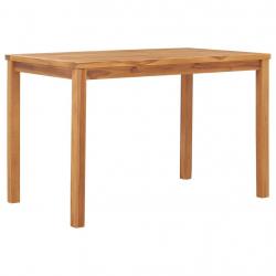 Table à dîner de jardin 120x70x77 cm Bois de teck solide