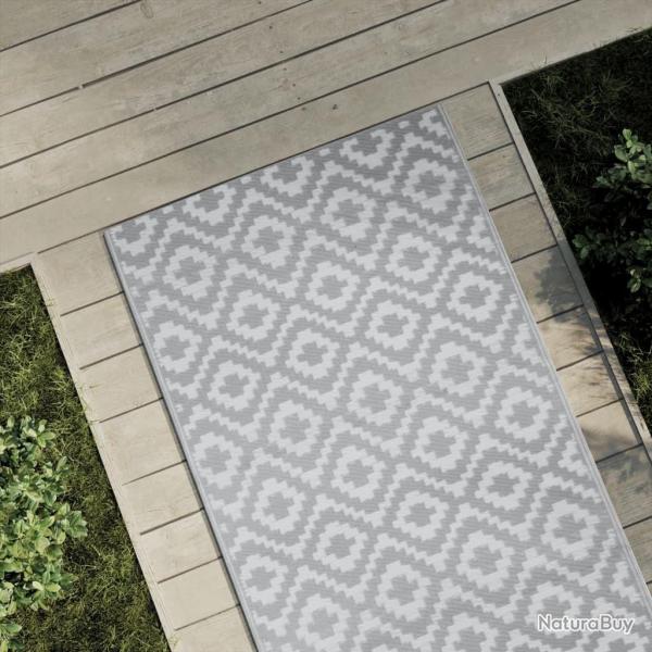 Tapis d'extrieur ARAKIL gris 80 x 250 cm PP