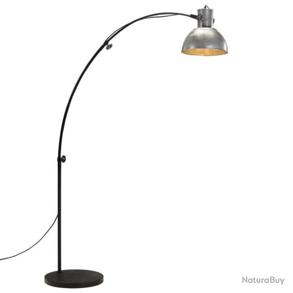Lampadaire 25 W argent vintage 150 cm E27