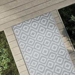 Tapis d'extérieur ARAKIL gris 80 x 150 cm PP