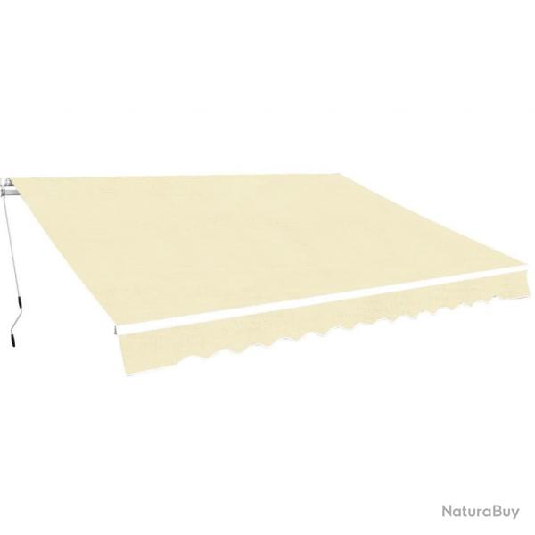 Auvent pliable manuel 400 cm Crme