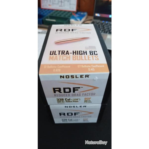 OGIVES NOSLER 338 LM  300gr RDF