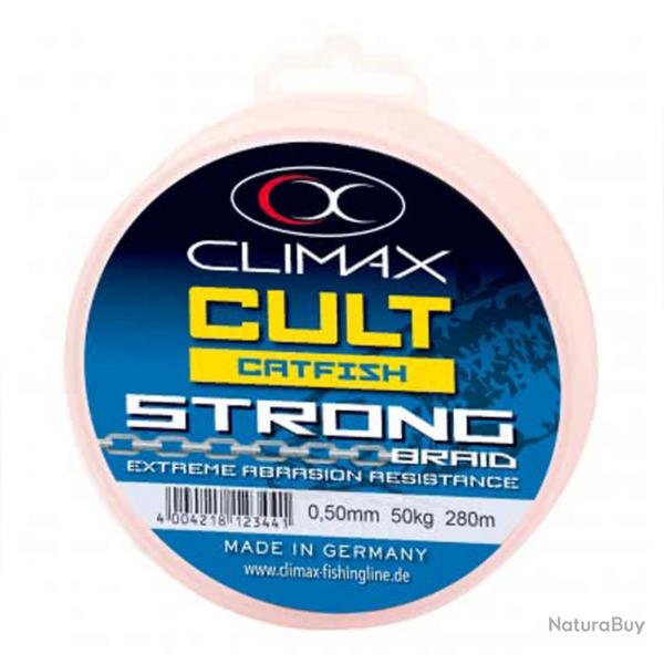 Tresse silure climax cult catfish strong braid 0,60mm 280m blanche