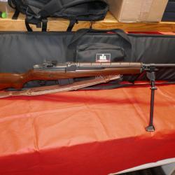 Springfield Armory M1A en 308Win avec son bipied réglementaire et une bretelle