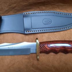 Muela Bufalo 17R Couteau de chasse lame Bowie