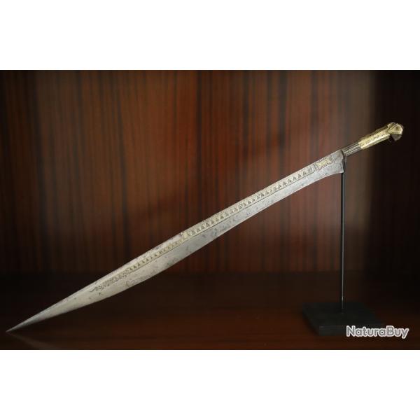 Sabre flissa du type le plus ancien - Algrie, Kabylie, 19me sicle