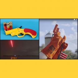 Pistolet de détresse Lance Fusée COMET (US) Compatible 12/50 Gomme cogne
