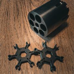 Lot porte amorces 3D pour poudre noire