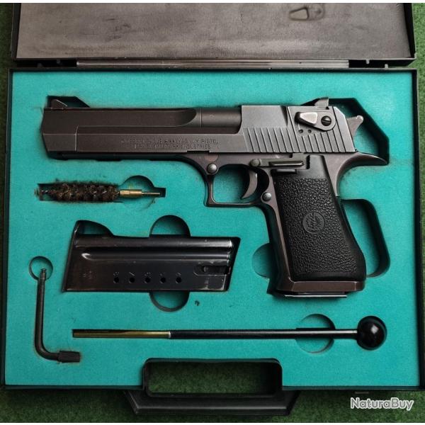 Pistolet IMI modle DESERT EAGLE - Calibre .44 Magnum - Mallette d'origine, 2 chargeurs (Occasion bo