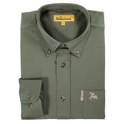 Prix de départ à 1 !! Chemise kaki stretch Grouse Pro Hunt manches longues Taille L