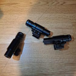 Lots de 3 laser rouge