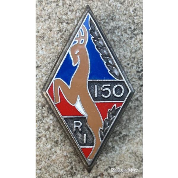 150 Rgiment d'Infanterie, fixation 2 pontets, ocre