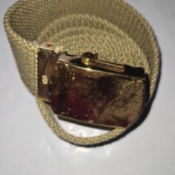 Ceinture de pantalon OFFICIER  US WW2  en reproduction  125cm    A25