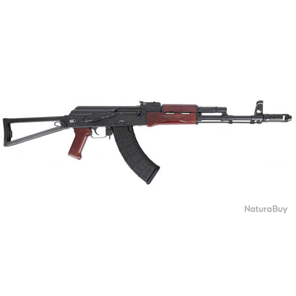 Carabine PSA AK-103 Premium Forged Classic Triangle Side Folding Rifle with Cleaning Rod, Redwood