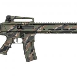Carabine PSA Custom JAKL 14.5" Rifle 5.56 NATO 1:7 Nitride, 3.5lb Flat FCG - Jungle Tiger Camo