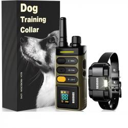 Appareil Anti-Aboiement Chien Télécommande 2000m Étanche IPX7 Éducation Canine Respectueuse
