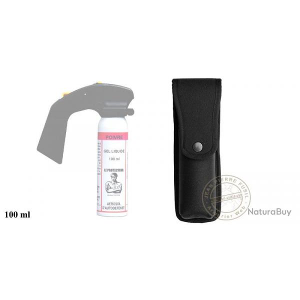 Etui porte arosol anti agression en polyester 100 ml
