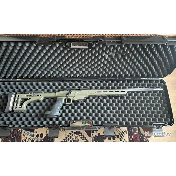 Carabine 22LR CZ 457 sur Chassis LPDC SDS PRECISION (et avec beaucoup d'options !)