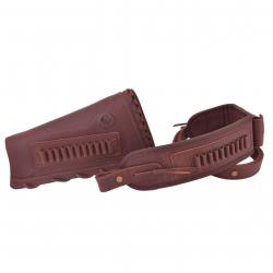 BRETELLE ET BUSC 22LR 17HMR ETC - MARRON - GAUCHER - LIVRAISON GRATUITE