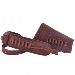 BRETELLE ET BUSC .357 30-30 ETC - MARRON - DROITIER - LIVRAISON GRATUITE